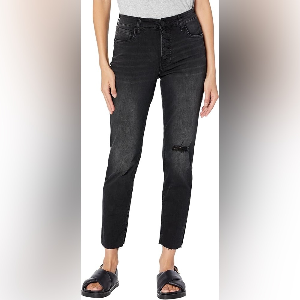 KUT from the Kloth Rachael Fab Ab High-Rise Mom Jeans